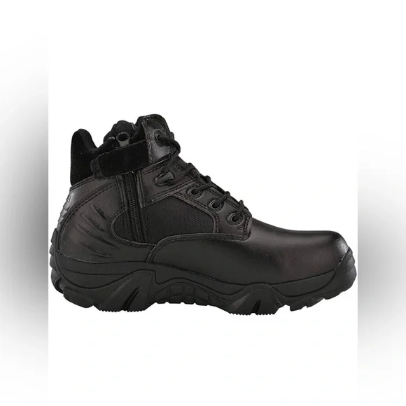 NWT HARGLESMAN Men's Tactical Leather Combat Boots Size 9 - Picture 3 of 6